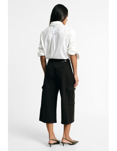 Bermuda avec poches cargo et jambes larges, Please