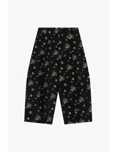Pantalon palazzo ample à taille haute, imprimé floral Please 2