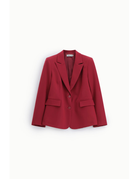 Blazer à revers en pointe et poches à rabat Please