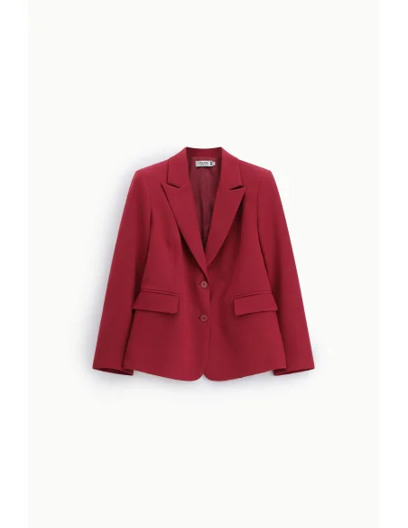 Blazer With Peak Lapels And Flap Pockets Please