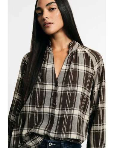 Camicia A Quadri Con Maniche Lunghe E Collo Classico Please