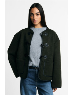 Giacca Camicia Con Tasche Frontali E Chiusura Toggle Please