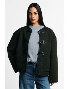 Veste-chemise avec poches frontales et fermeture à brandebourg Please