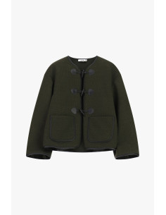 Shirt-style jacket with front pockets and toggle fastening, please ... 2