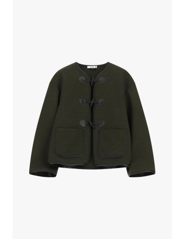 Veste-chemise avec poches frontales et fermeture à brandebourg Please