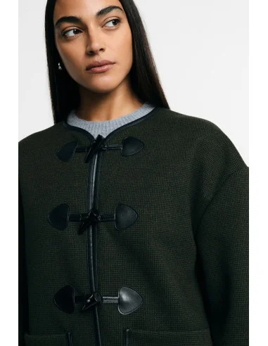 Giacca Camicia Con Tasche Frontali E Chiusura Toggle Please