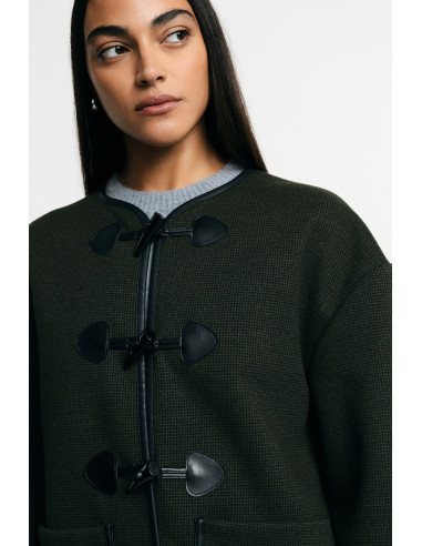 Veste-chemise avec poches frontales et fermeture à brandebourg Please