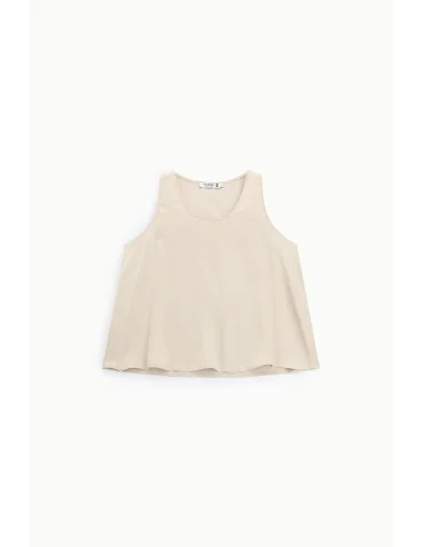 Top Svasato Con Scollo Rotondo E Spalline Larghe Please