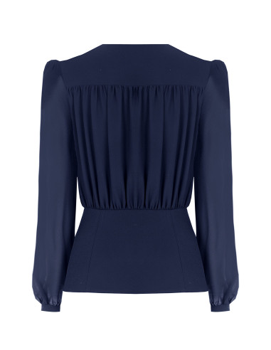 Rinascimento Semi-Transparent Georgette Studio Shirt