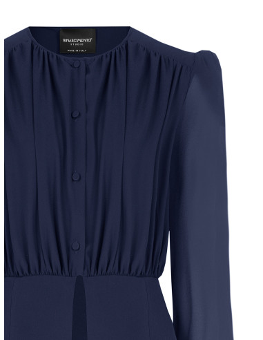 Camicia Studio In Georgette Semitrasparente Rinascimento