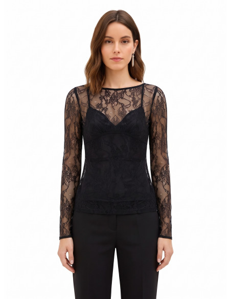 Chantilly Lace Top with Rinascimento Tank Top