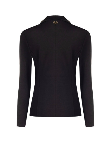 Fitted Blazer Jacket in Punto Milano with a Matching ‘Rinascimento’ Button