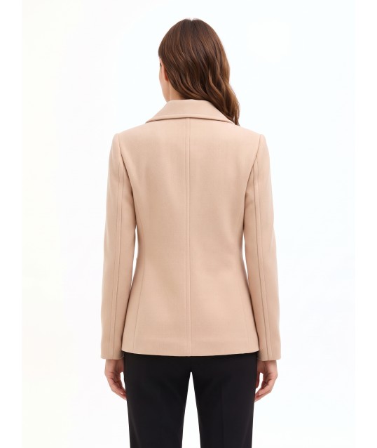 Cappotto Corto Sfiancato Con Bottoni Coordinati Rinascimento
