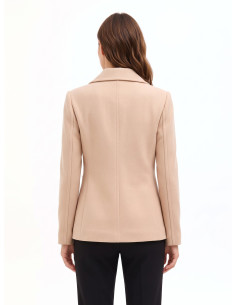 Rinascimento Short, Fitted Coat with Matching Buttons 2