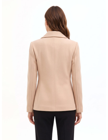 Rinascimento Short, Fitted Coat with Matching Buttons