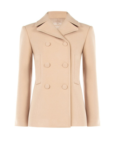 Cappotto Corto Sfiancato Con Bottoni Coordinati Rinascimento