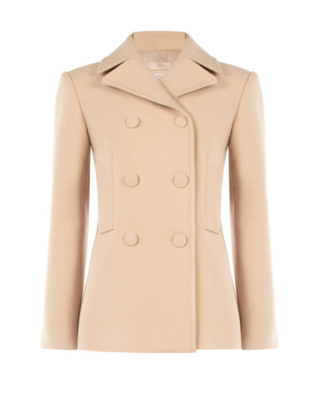 Manteau court cintré avec boutons assortis « Rinascimento »