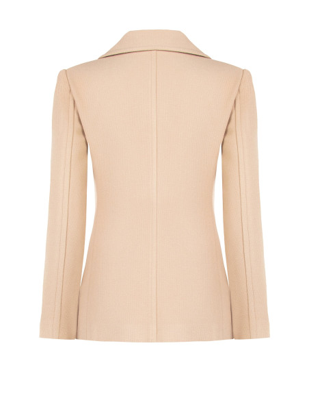 Rinascimento Short, Fitted Coat with Matching Buttons