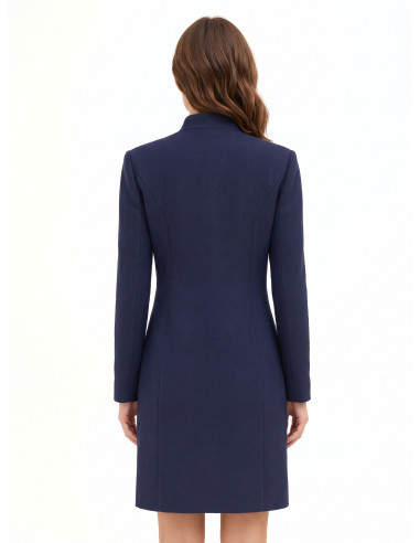 Rinascimento Long Sleeveless Wool-Blend Coat