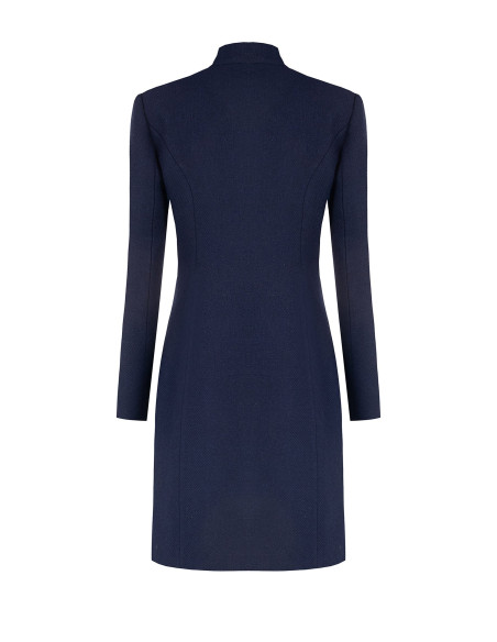 Cappotto Lungo Smanicato In Misto Lana Rinascimento