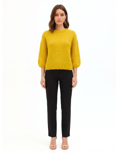 Maglione Over In Misto Mohair Con Maniche A 3/4 Rinascimento