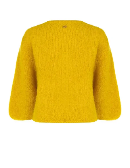 Maglione Over In Misto Mohair Con Maniche A 3/4 Rinascimento