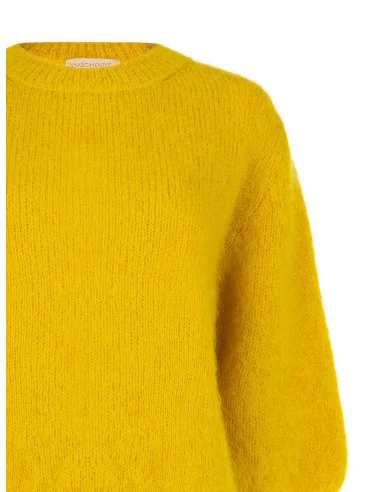Rinascimento Oversized Mohair-Blend Jumper with 3/4-Length Sleeves