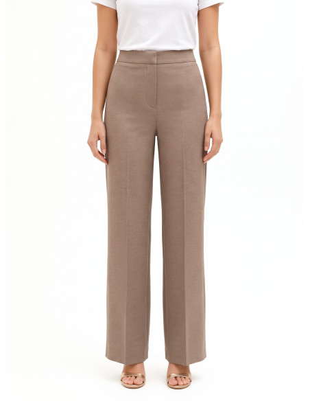 Pantalon palazzo en polyviscose avec poches « Rinascimento »