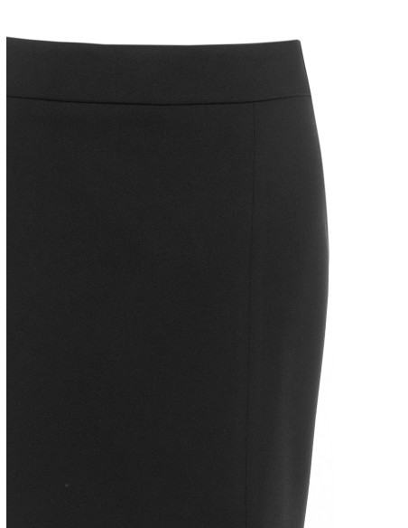 Scuba Crepe Sheath Skirt with Tulle Hem – Rinascimento