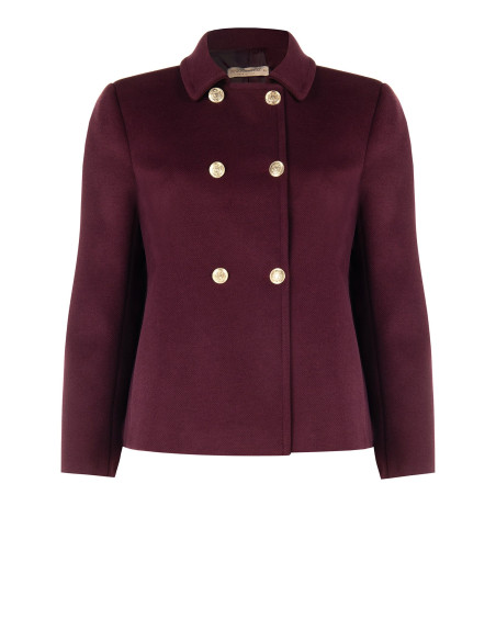 Manteau court et ample pour femmes rondes, en tissu « Rinascimento Curvy »