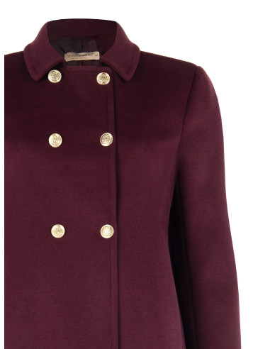 Manteau court et ample pour femmes rondes, en tissu « Rinascimento Curvy »