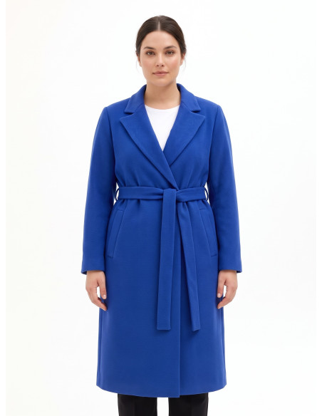 Cappotto Spolverino In Panno Con Cintura Coordinata Rinascimento Curvy