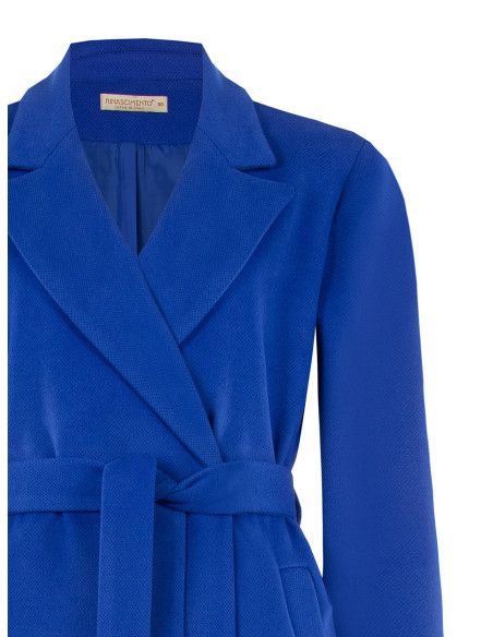 Cappotto Spolverino In Panno Con Cintura Coordinata Rinascimento Curvy