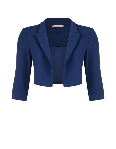 Giacca Spencer Curvy In Scuba Crepe Rinascimento Curvy