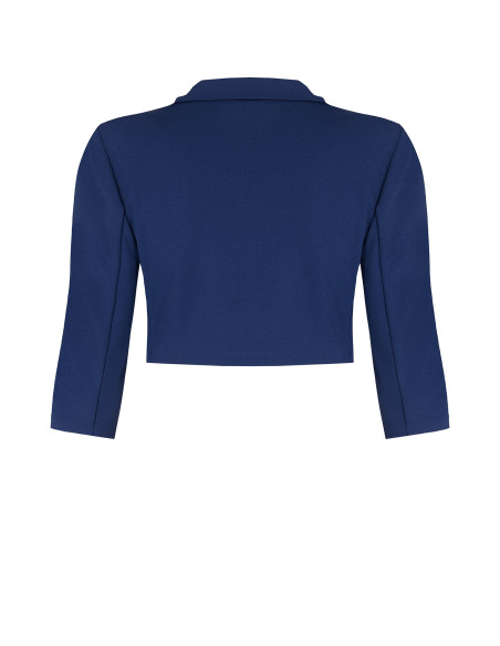 Curvy Spencer Jacket in Scuba Crepe by Rinascimento Curvy - Vestiti...
