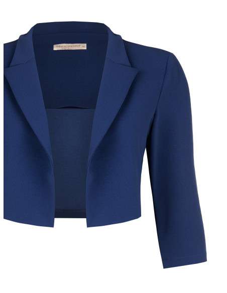 Curvy Spencer Jacket in Scuba Crepe by Rinascimento Curvy - Vestiti...