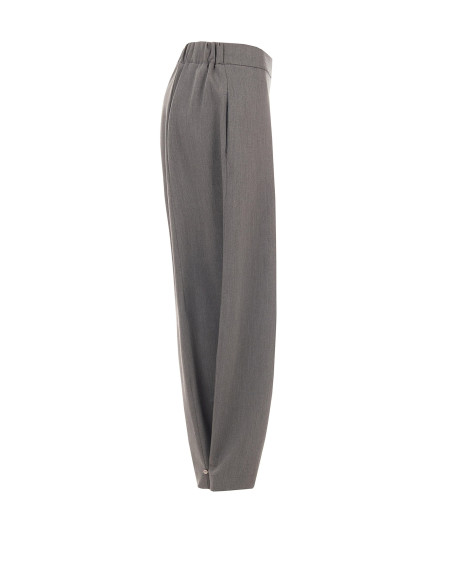 Pantalon ample style « balloon » en polyviscose avec élastique à l'...