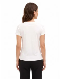 Regular-Fit Cotton T-Shirt with Embroidered Logo Rinascimento 2