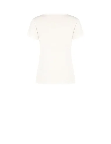 Regular-Fit Cotton T-Shirt with Embroidered Logo Rinascimento