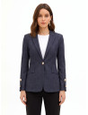 Punto Milano Blazer Jacket with Rinascimento Logo Buttons - Vestiti...