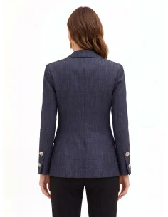 Veste blazer en maille Milano avec boutons siglés Rinascimento 2
