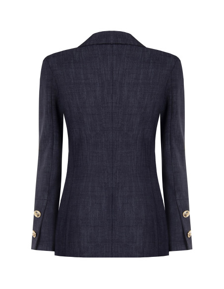 Veste blazer en maille Milano avec boutons siglés Rinascimento