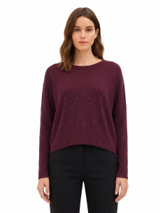 Maglione Over Con Paillettes Rinascimento