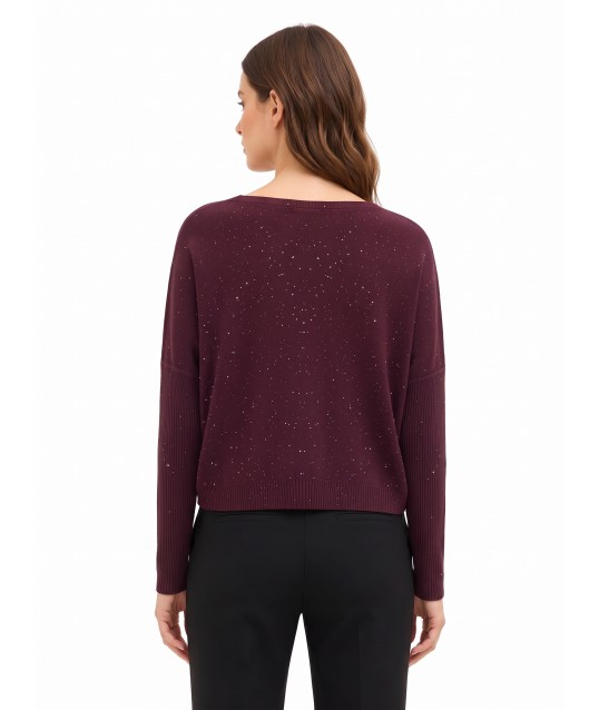 Pull ample à paillettes « Rinascimento »