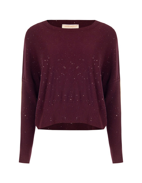 Maglione Over Con Paillettes Rinascimento