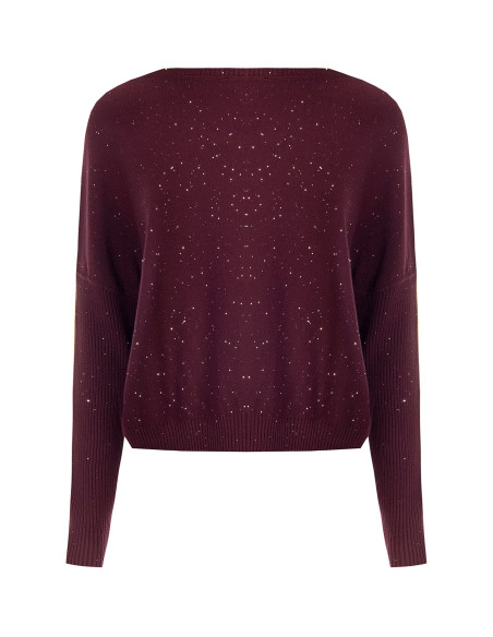 Maglione Over Con Paillettes Rinascimento