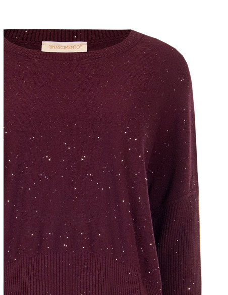 Rinascimento Oversized Sequin Jumper - Vestiti Firmati Life Smiles
