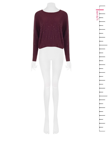 Pull ample à paillettes « Rinascimento » - Vestiti Firmati Life Smiles