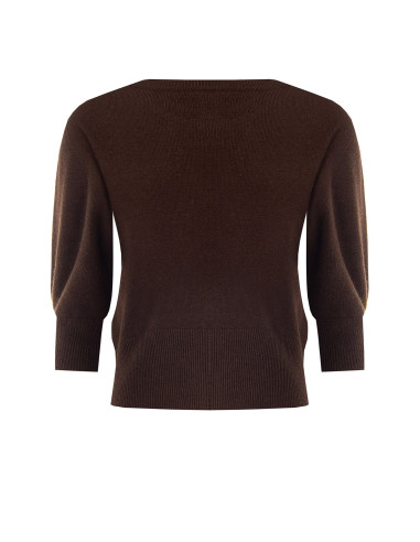 Maglione In Misto Viscosa Con Logo Rr In Rilievo Rinascimento