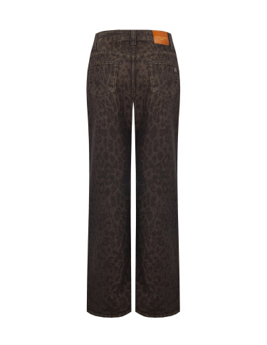 Jean wide leg élastiques et tachetés Rinascimento
